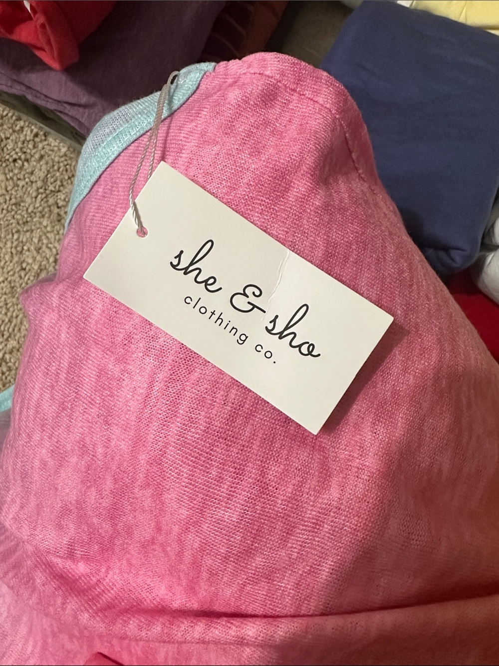 NWT She & Sho Colorful Gradient Tank Top - Picture 4 of 4